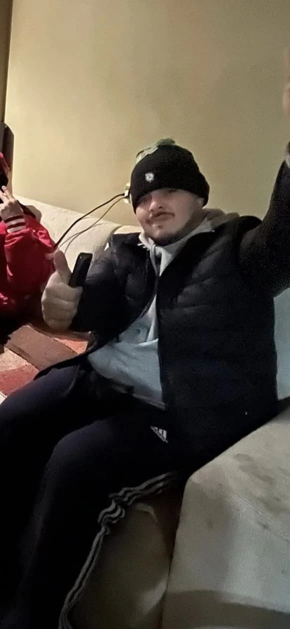 David antes de la asesoría de entrenamiento y nutrición